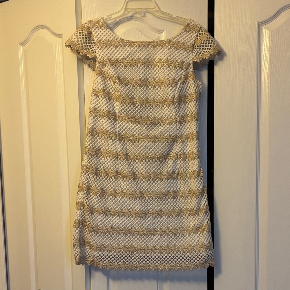 Lilly Pulitzer Beige Lace Dress